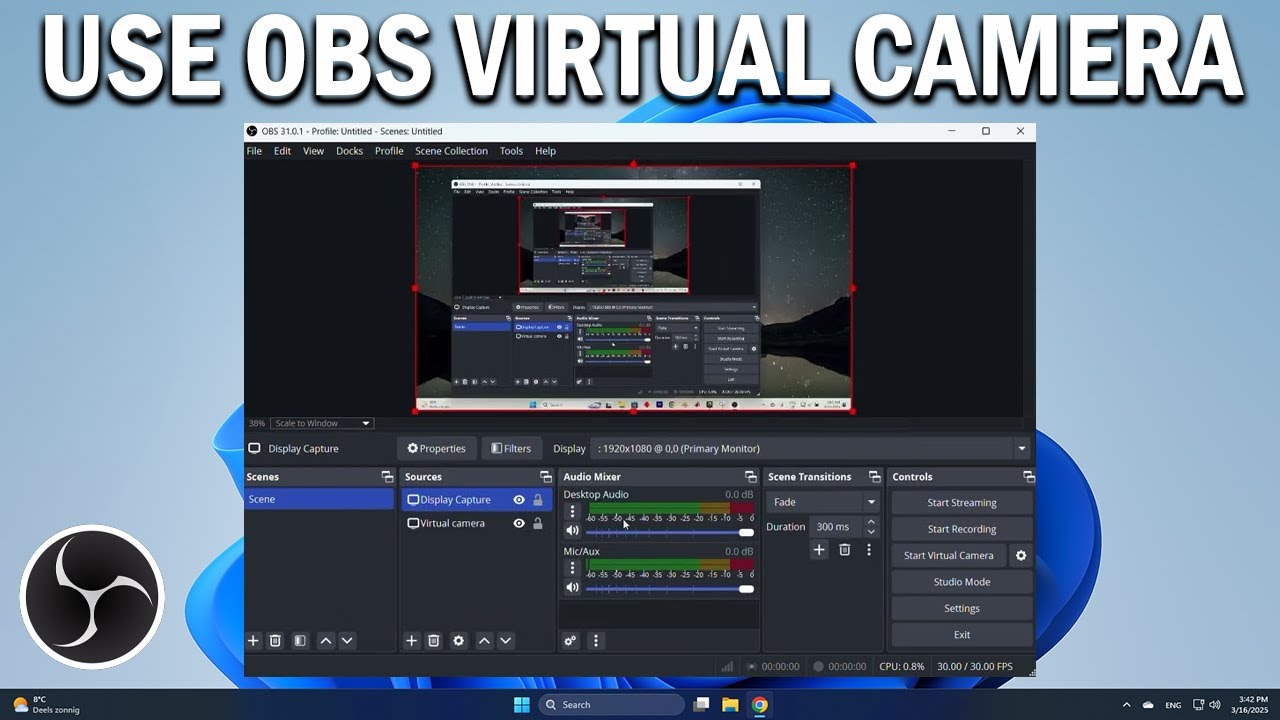 How To Use OBS Virtual Camera - Easy Fix - YouTube