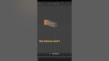 How to stop texture stretching when moving in #Blender!