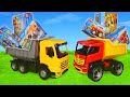 LEGO Escavadora, caminhão de lixo, Carrinho de bombeiros , Caminhões de lixo e carros - Toy Vehicles