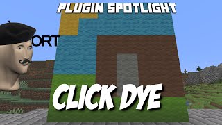 Full Minecraft Plugin Spotlight | Click Dye by Narwhal Guide