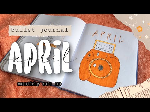 خططوا معايا لشهر أبريل 2021 | تخطيط الشهر فالبوليت جورنال ازاي بعمله وبياخد وقت قد اية
