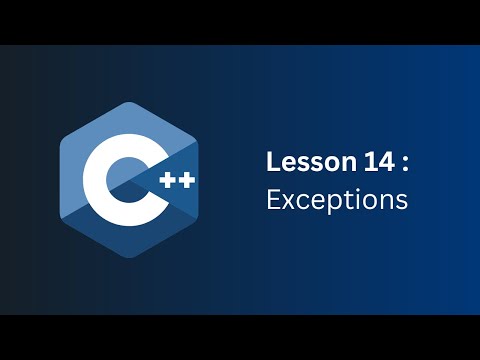 C++ lesson 14: Exceptions