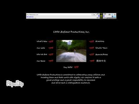 What the Little Airplane Website Looked Like back then…