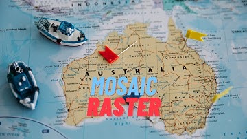 Mosaic high-resolution raster data using ArcMap