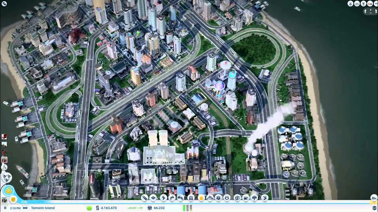 simcity 3000 best layout