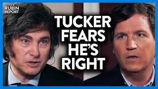 Tucker Looks Scared as Javier Milei Confirms His Worst Fear About the US