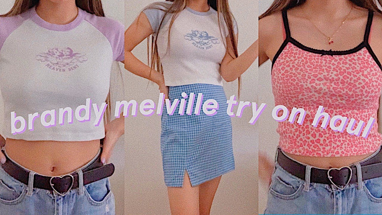 BRANDY MELVILLE TRY ON HAUL *SUMMER* - YouTube