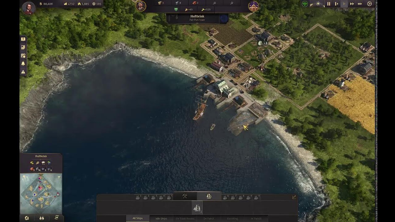 Vearde is playing anno 1800 : fresh start