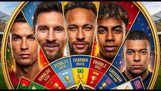 🔥 ALL FOOTBALL PLAYERS vs SPIN WHEEL 🎡⚽ | WHO WILL WIN? 🏆😱 screenshot 2