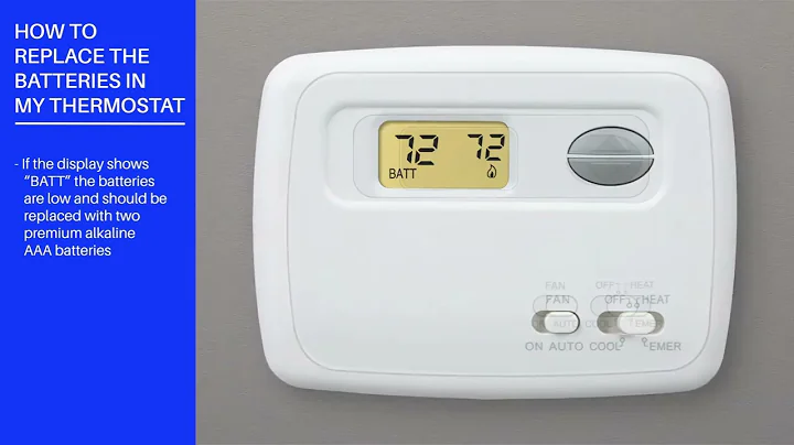 70 Series - 1F79-111 - How Do I Replace the Battery in My Thermostat