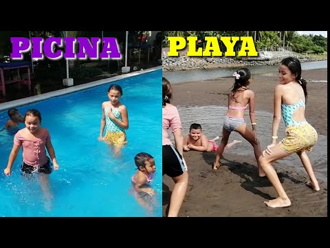 CHIQUITINES BAILANDO EN LA PLAYA INCREÍBLE PERO BAILAN COMO SHAKIRA 😱😱