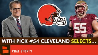 Mel Kiper NFL Mock Draft: Cleveland Browns Draft Braden Fiske In ESPN’s NEW 2-Round Mock Draft