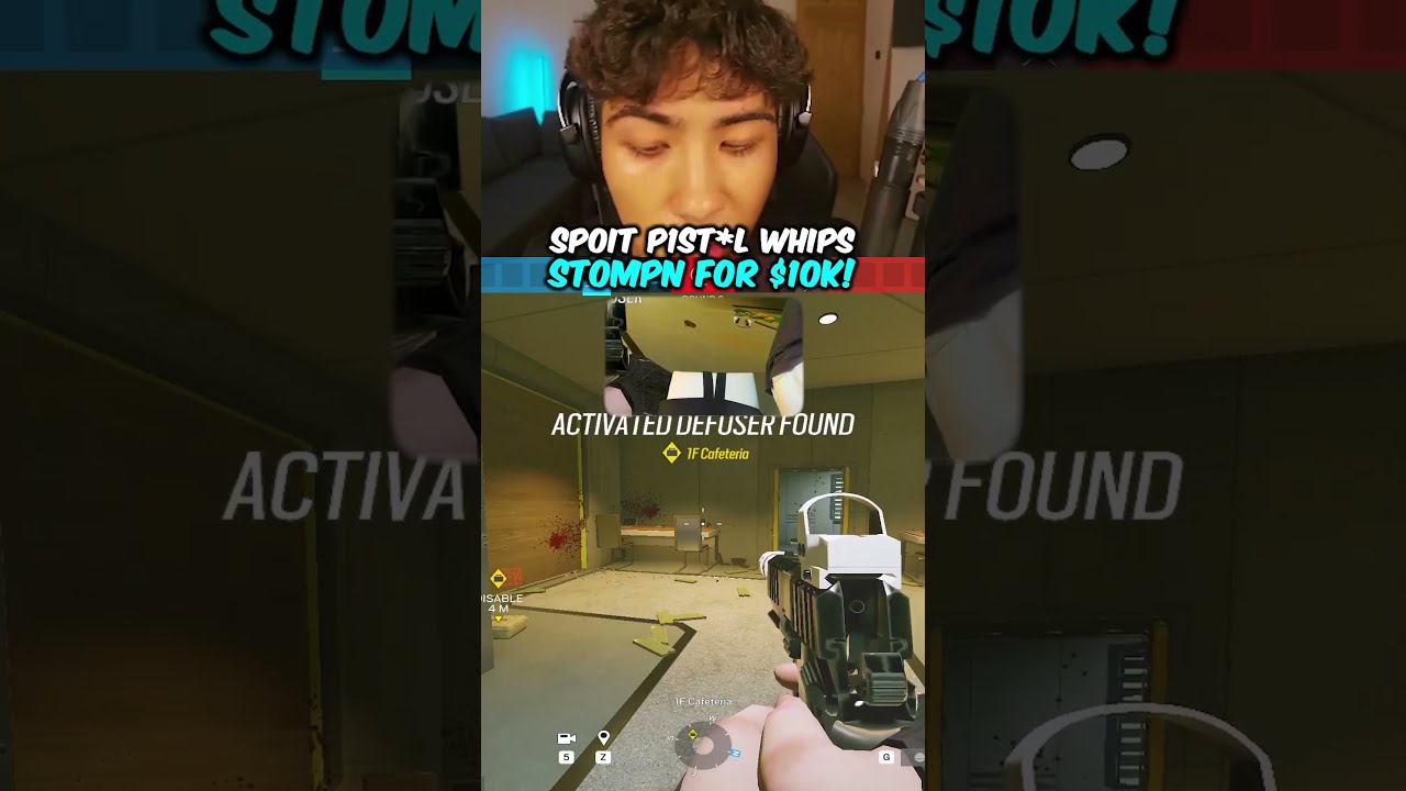 Spoit Whips Out The Pistol VS Stompn For 10k JYNXZI R6 1v1