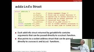22 Network Programming Part II