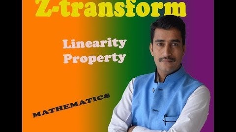 VTU Engineering Maths 3 Linearity property very important