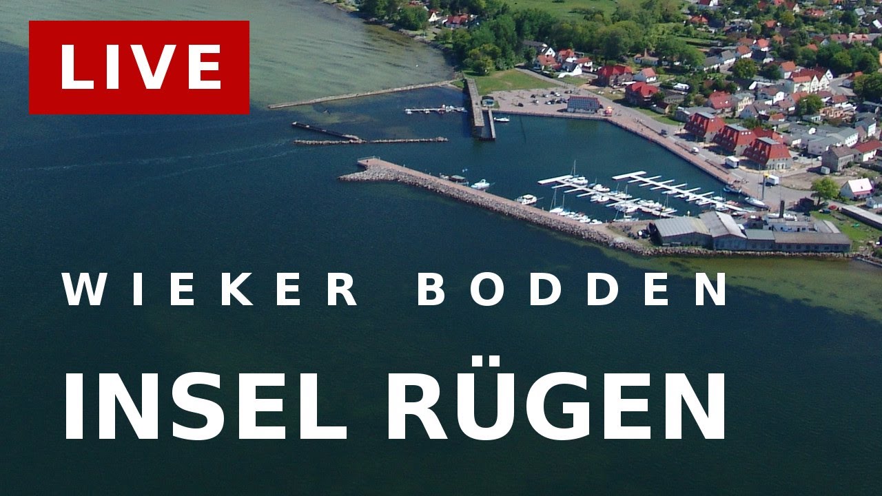 LIVE-Webcam Insel Rügen: Kiting-/Surfspot in Wiek auf der nördl. Halbinsel Wittow