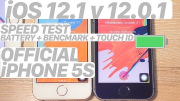 iOS 12.1 vs. iOS 12.0.1 SPEED Test + BATTERY + BENCHMARK! (iPHONE 5S) #iPhone5S #iOS1201 #iOS121