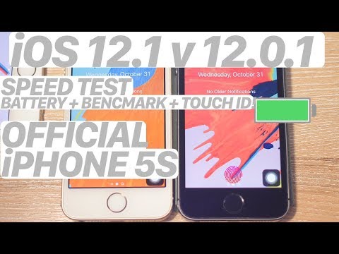 iOS 12.1 vs. iOS 12.0.1 SPEED Test + BATTERY + BENCHMARK ...
