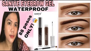 SANIYE EYEBROW GEL REVIEW by Ashley Manalo