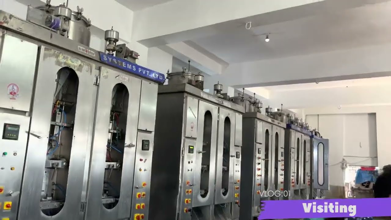 Milk  packets Packing factory vlog 2 RPCAU students 🥳Shudha dairy products ice cream gulab jamuns🤪