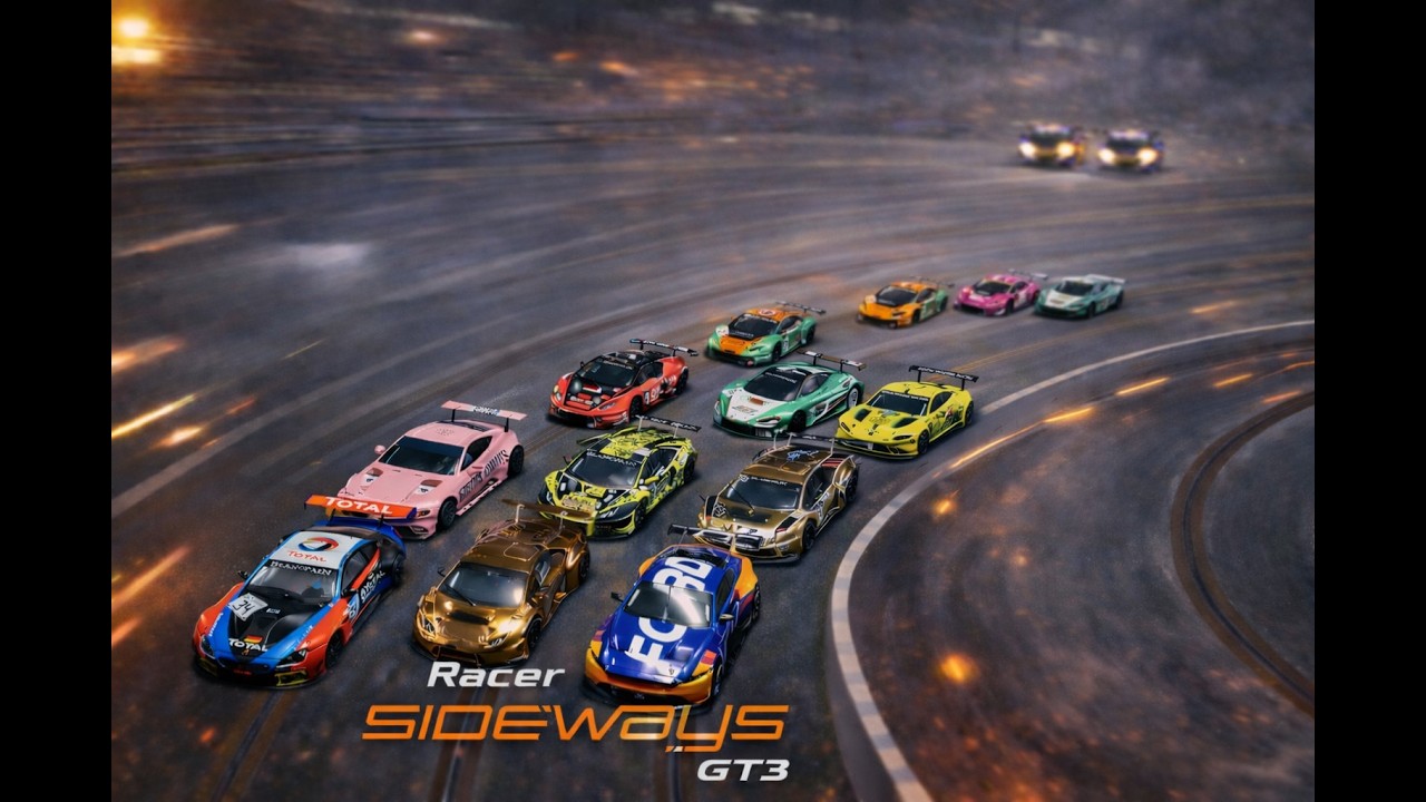 2 2 26 EMSA Full Throttle GT3 Action! Racer Sideways Highlights at Rusty Roads Raceway