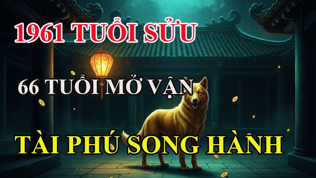 Tuổi Sửu 1961: 66 tuổi sẽ “ngưu khí xung thiên”! Nhanh tay đón vận may!
