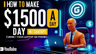 How to Make $1,500/Day with ChatGPT (Faceless AI Side Hustles That Work)