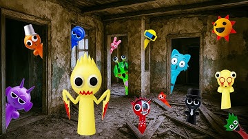 Shocking Discovery...😱 ALL SPRUNKI Hidden Inside the Abandoned House – Dare to Join Me?