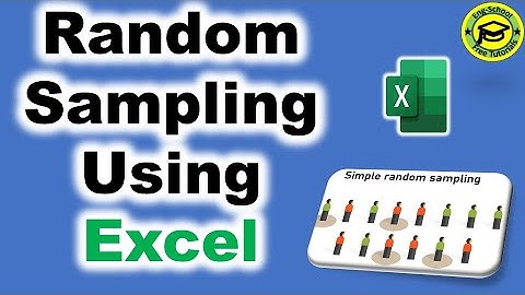 How to Create simple Random Sampling Using Excel