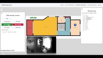 Visual SLAM with Intel RealSense T265, floor plan display of positions in real-time