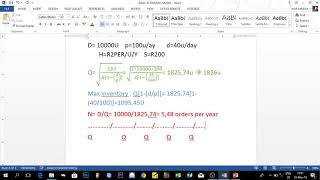 Inventory Management   Part 3 POQ