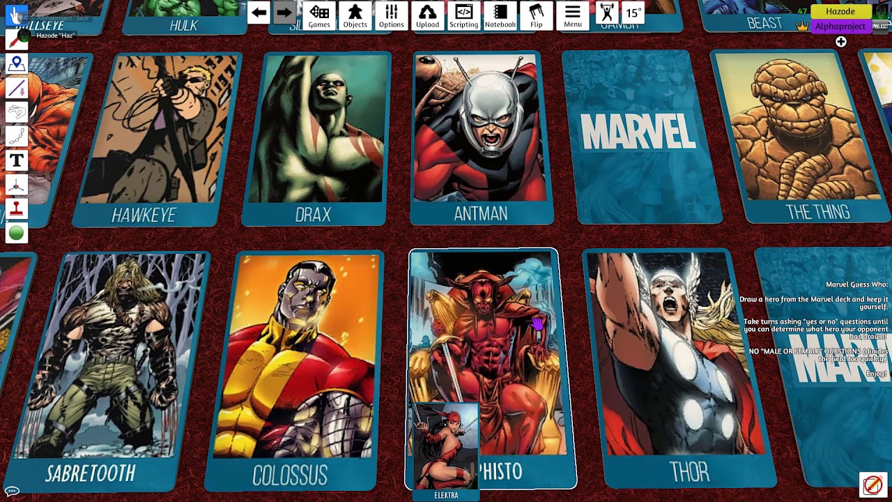 superhero guess who