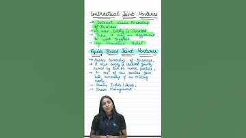Types of Joint Ventures || Class 11 business studies Ch-3 Public, Private and Global Enterprise