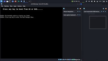 virtualbox problem || system halted  || one bootable device option or device was found solved