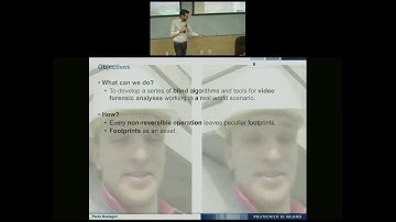 Seminário: Reverse engineering of video content for forensic analysis