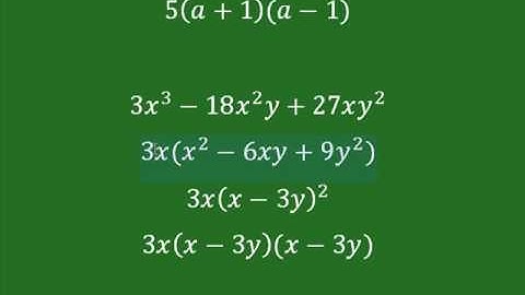 Descomposicion de una expresion algebraica en tres factores