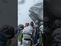 Footage on Everest during a Storm #everest #shortsfeed #shortvideo