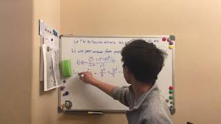 Calculus BC 2007 FRQ Number 6 - Solution and Explanation
