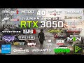Rtx 3050 test in 40 games in 2024