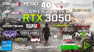 RTX 3050 Test in 40 Games in 2023