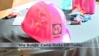 She Builds Camp teaches girls about careers in construction and engineering