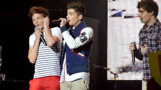 1D Tour -MANCHESTER- Singing Happy Birthday to Louis! HD