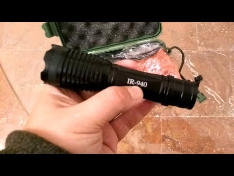 recensione e test torcia infrarossa vastfire  940nm IR Flashlight