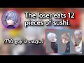 chronoir + fuwaibu 100 sushi challenge pt.2 | Nijisanji eng subs