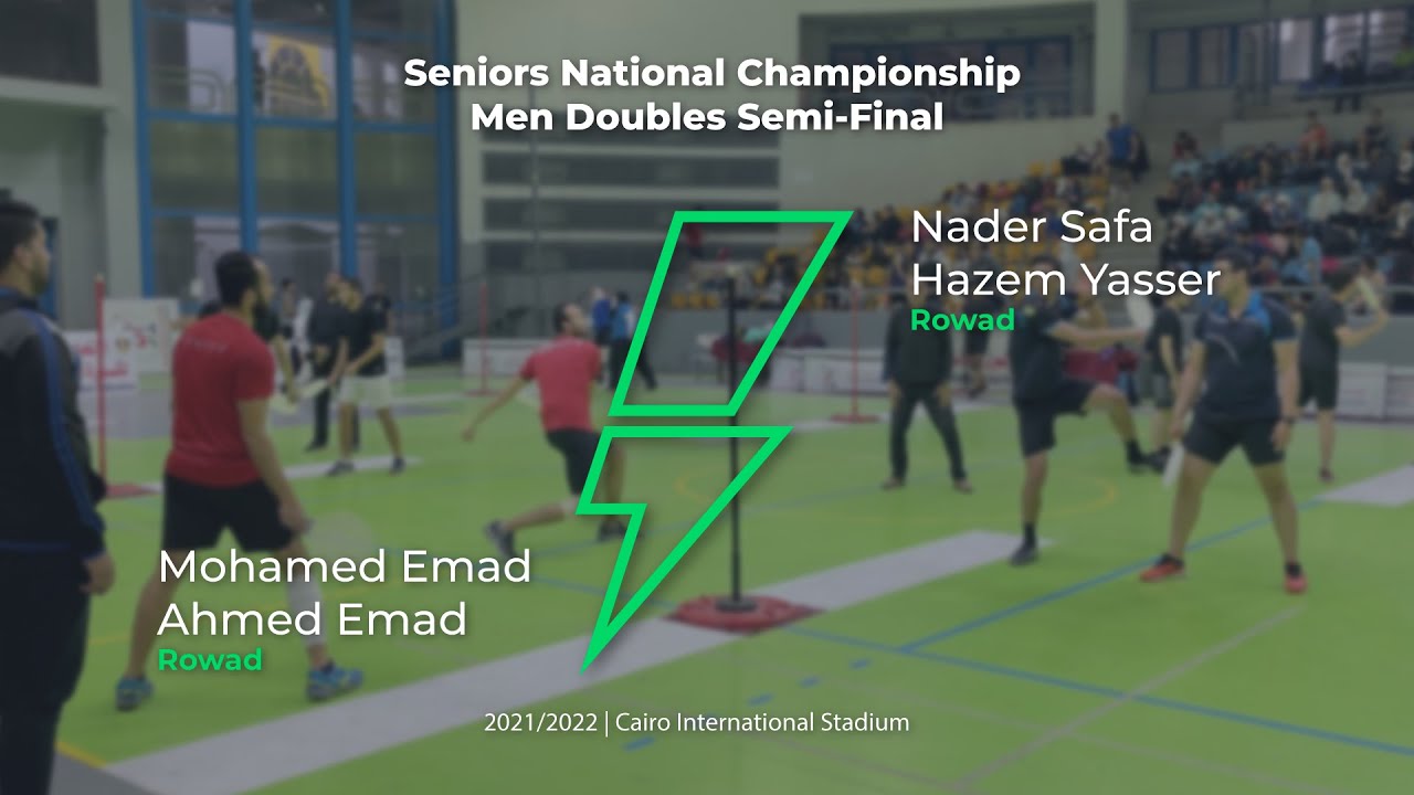 SPEEDBALL - Season 21/22| Seniors Men Doubles| Hazim Y./Nader S. [RSC] VS Mohamed E./Ahmed E. [RSC]