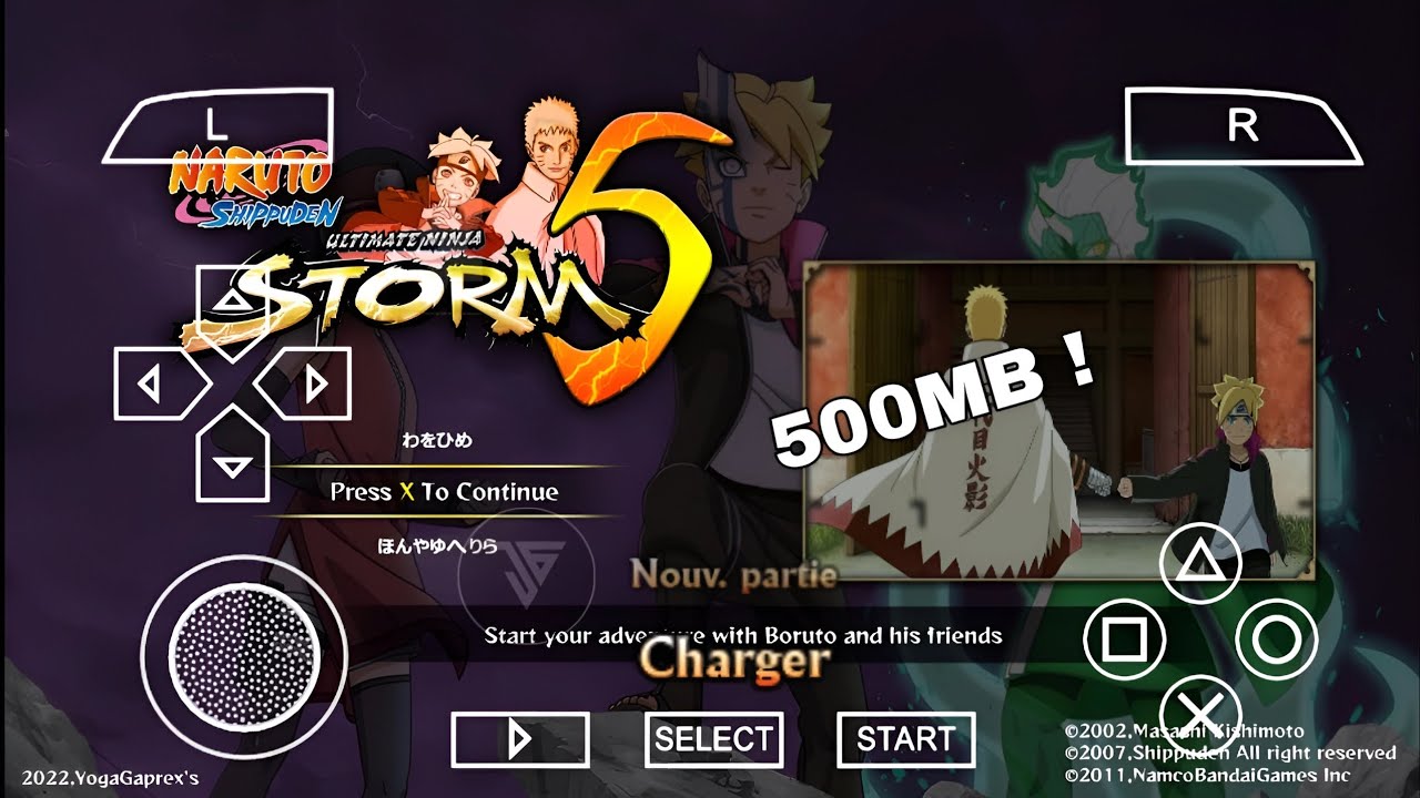 Naruto Shippuden Ultimate ninja STORM 5 PPSSPP Android Offline - YouTube