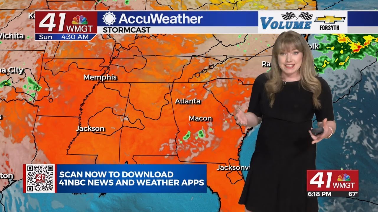 Rain chances stick around this weekend with warm weather - YouTube