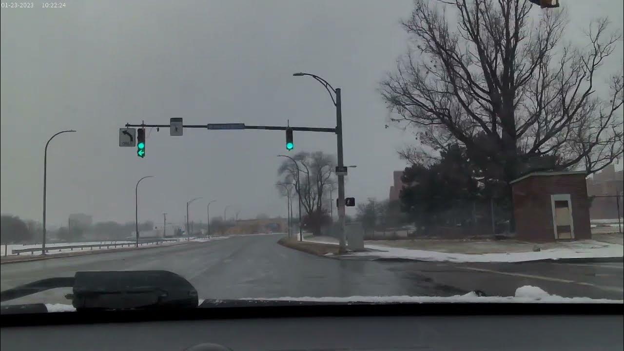 relaxing drive while it's snowing in Rochester New York YouTube