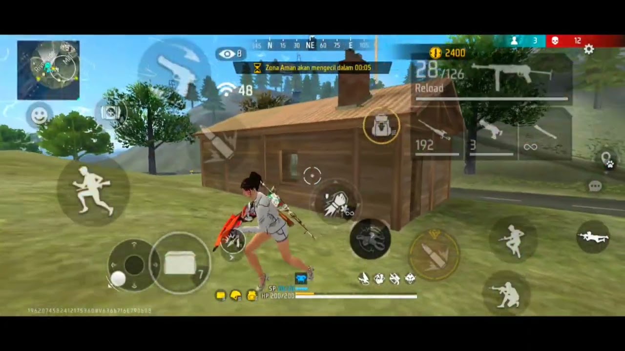 28 KILL JADI GIRL LINE ART BUNDLE FREE FIRE TERBARU