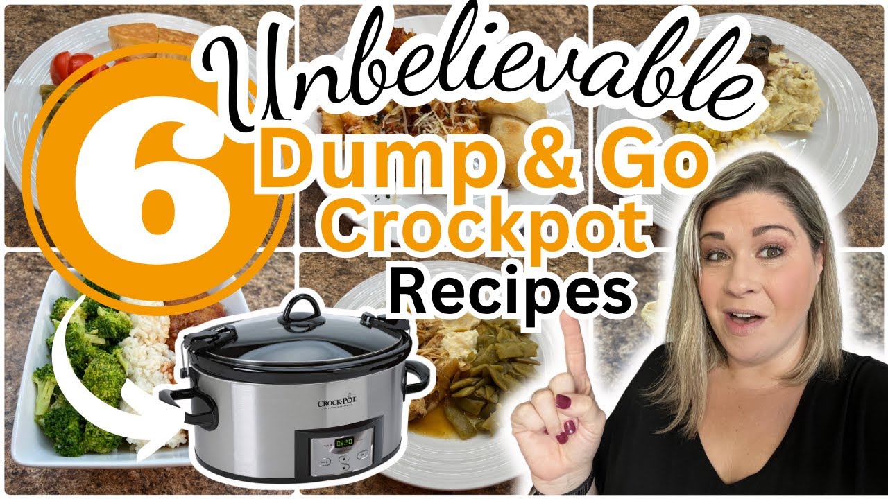 4 UNBELIEVABLE DUMP & GO CROCKPOT MEALS